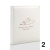 Album na chrzest, wklejany, 60 kremowych stron, personalizowany, 12 wzorów